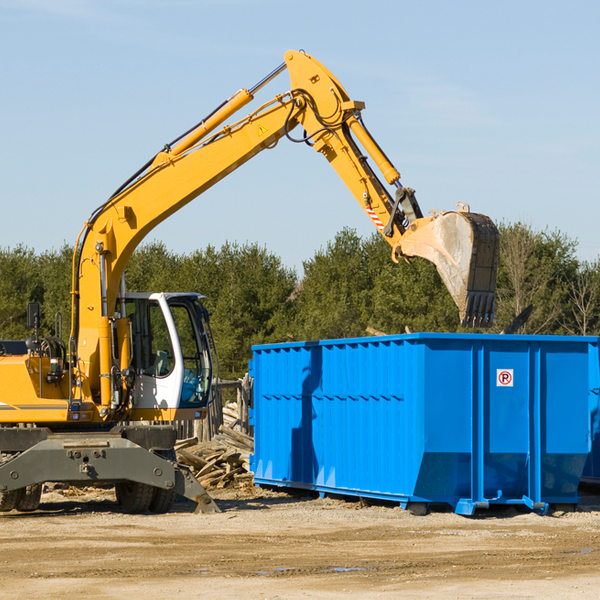 can i choose the location where the residential dumpster will be placed in Sierra Brooks